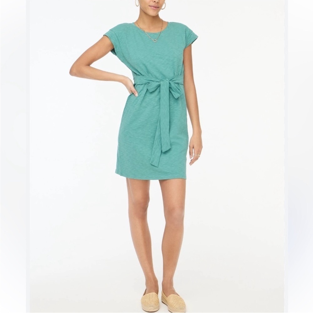 J.Crew Factory Knit Tie Waist Mini Dress
